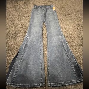 Bell bottom flare jeans